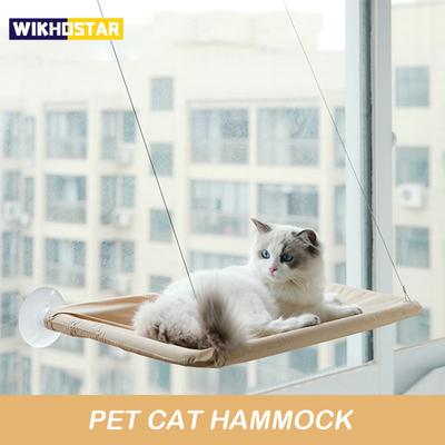 Pet Cat Hammock Aerial Hanging Cat Bed Cats Bed House Kitten Climbing Frame Sunny Window Seat Nest Bearing 20kg Pet Accessories