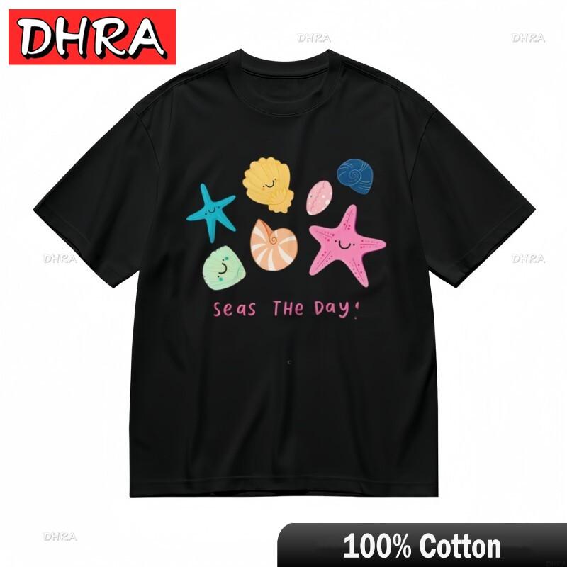 

Womens Trend Classic TShirt Shells Starfish Coastal Vibes Tee Oneck Tops TShirts for Unisex TShirt FeUnisex Crop Top Women 4XL