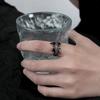 Fashionable Layer Double Ring With Unique Geometric Shape And Open Adjustable Style
