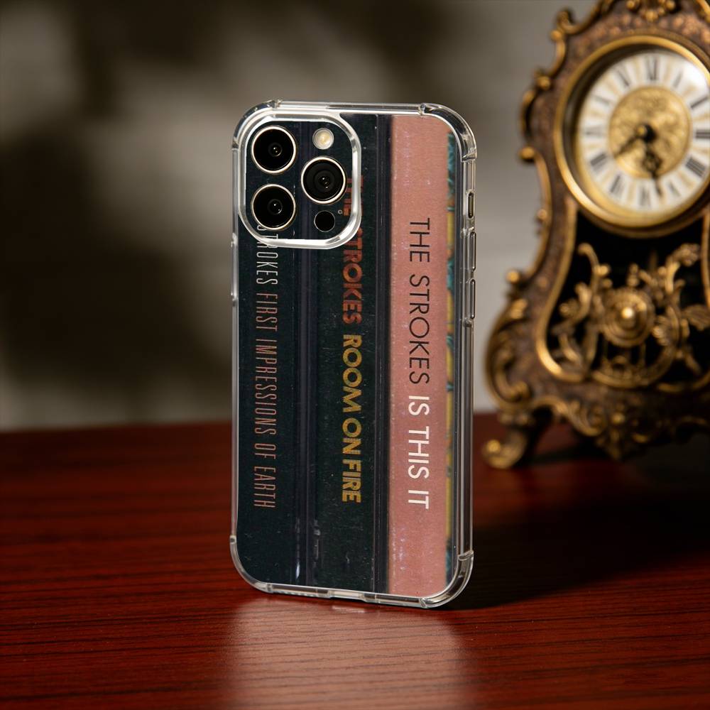 Band The S-strokes Phone Case For iPhone 17 16 15 14 13 12 11 Mini Pro Max Plus Transparent Cover