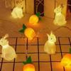 Easter String Lights LED Funny Bright Spring Decor Easter Window Lights Party Decor For Indoor Outdoor Home Entryway Shelf
