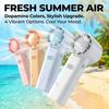 3 Gears Pocket Neck Fan Foldable Cooling Fan Portable Mini Handheld Fan  Summer Essentials