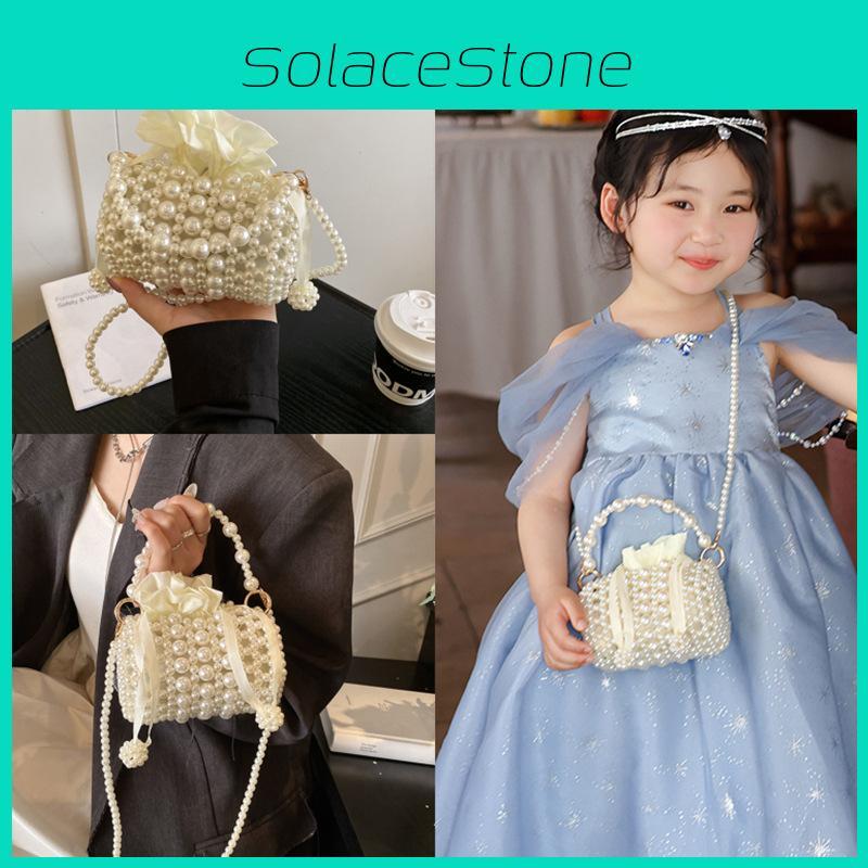 Pearl Handmade Water Bucket Bag Trendy Girls Photo Taking Handheld Coin Purse