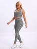 Autumn Colorblock Seamless Yoga Pants