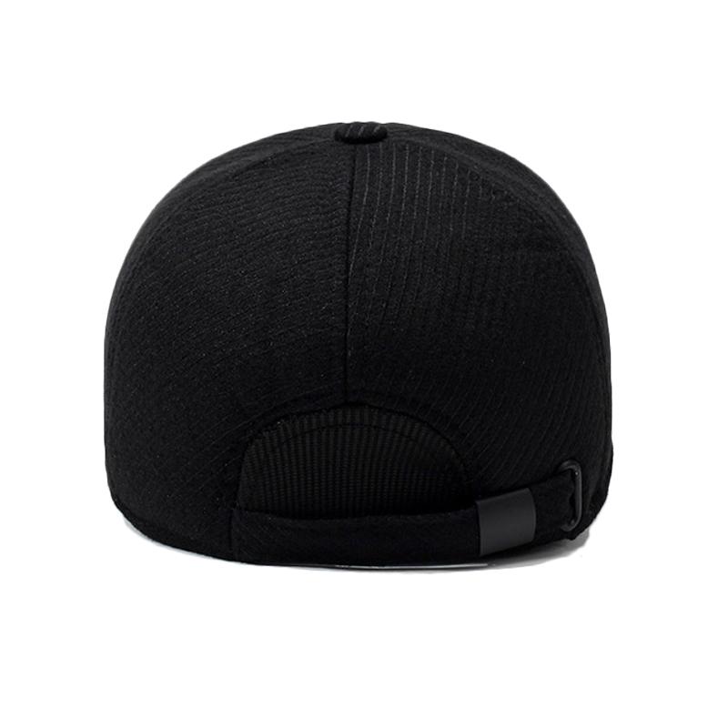 Winter Herren Samt Dicke Baseballkappe für Mittelalte und Ältere Outdoor Ohrenschutz Mütze Warme Baumwollmütze