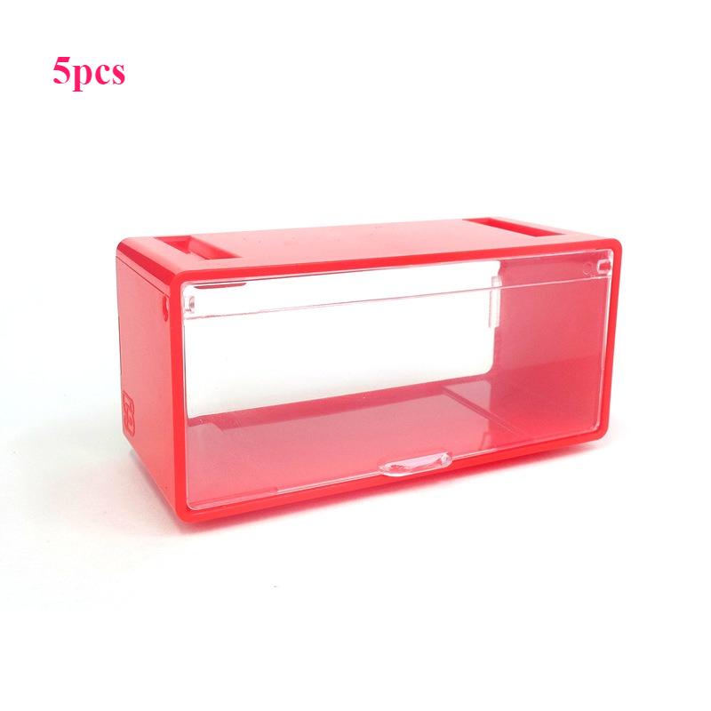 

5pcs Transparent Acrylic Alloy Car Model Display Cases with Lids Stackable Clear Dustproof Toys Showcase Storage Organizer Boxes