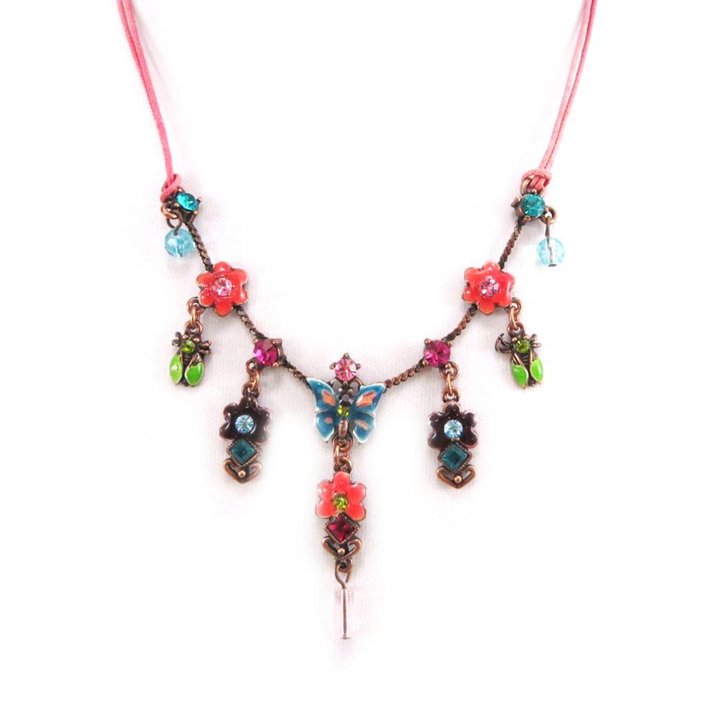 

Les Trésors De Lily [A7412] - Дизайнерское колье Kitch Plaisir Розовый / Синий