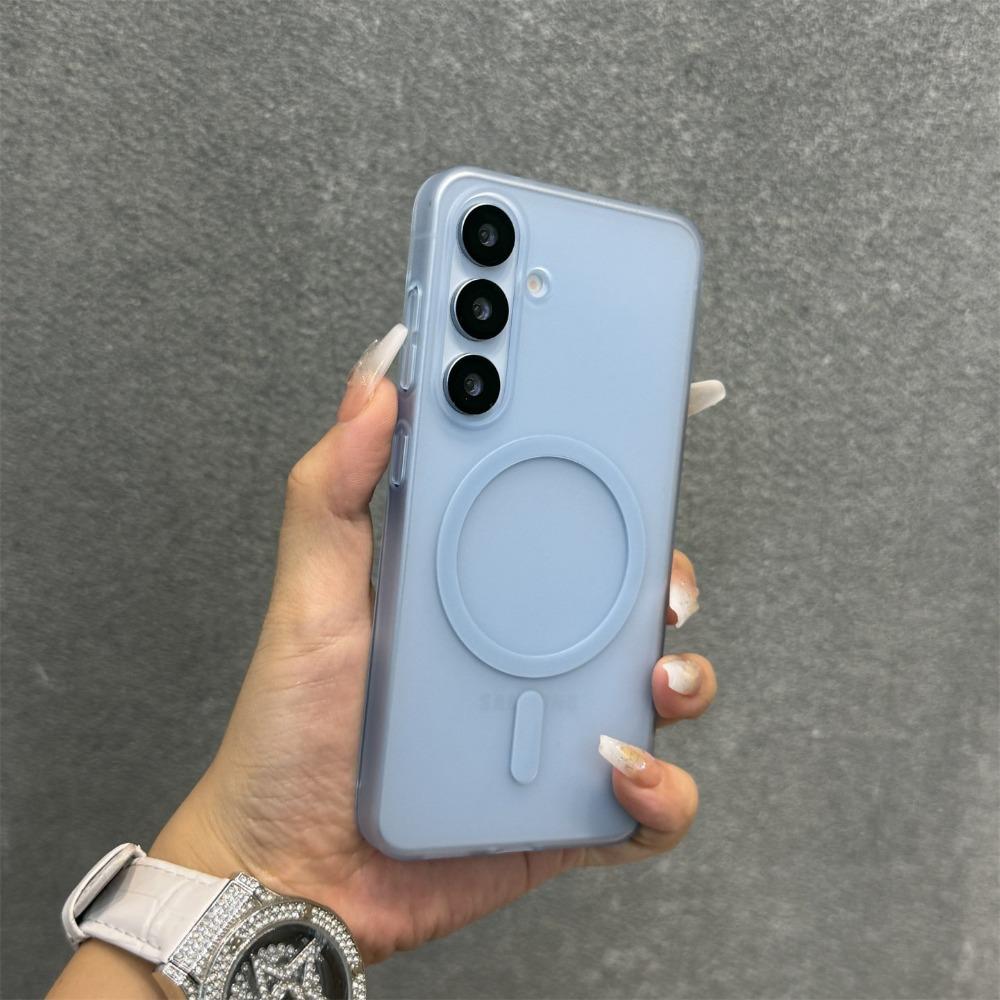Matte for Magsafe Hard PC Lanyard Case for Samsung Galaxy S26 S25 S24 Ultra S22 S23 Plus S21 FE A56 A55 A16 A35 Magnetic Cover