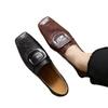 French retro square head deep mouth single shoes 2025 spring and autumn new products first layer soft leather square buckle inside and outside full le
