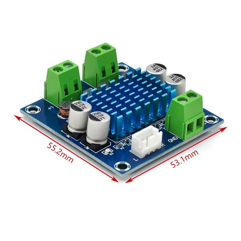 XH-A232 Digital Audio Power Amplifier Board 30W+30W 2.0 Channel Stereo Output Low Noise for Desktop Audio System DIY