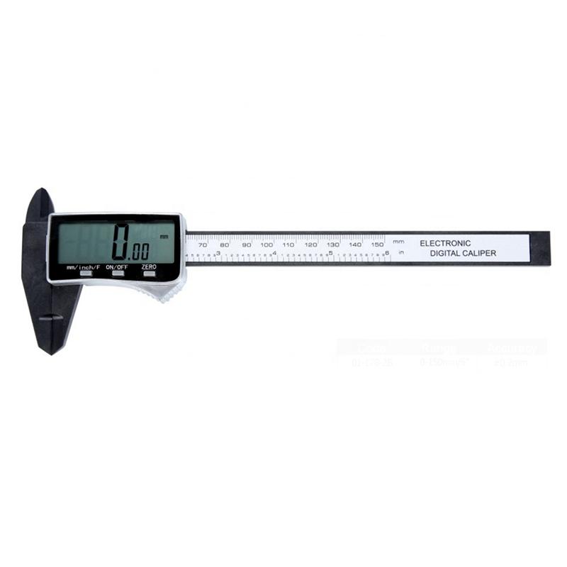 150mm 6 Inch Plastic Digital Caliper 0-150 mm