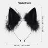 Japanese Lolita Headdress: Handmade Plush Cat & Fox Ears Headband