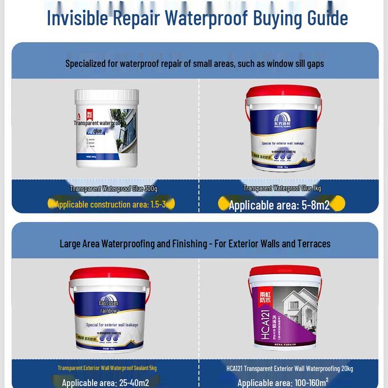 Yuhong Fast-Drying Transparent Waterproof Coating Sealant