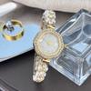 Small Pearl Diamond Chain Bracelet Exquisite Ladies Watch Digital Fritillary Dial Quartz Watch