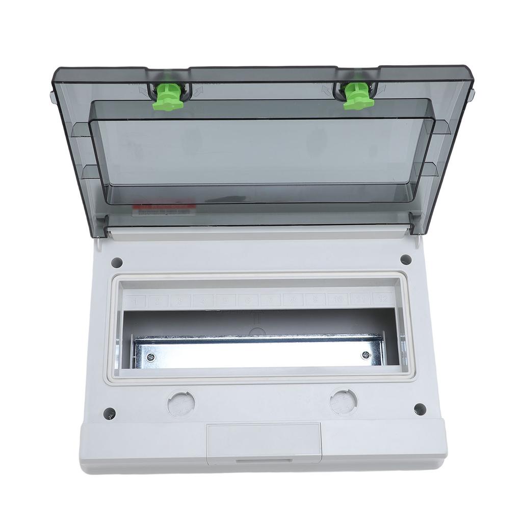 Circuit Breaker Box 12 Way IP66 Rain Proof DIN Rail Shell Circuit Breaker Electrical Box with Lock for Outdoor