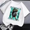 Italian Brainrot T-Shirt Kids Cartoon Anime Print Clothes Round Neck Basic Boys Tops Absorbent Casual Shirts Gift