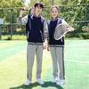 Autumn School Sportswear Set for Students: Long Sleeve Uniform for Primary, Junior High, and High School