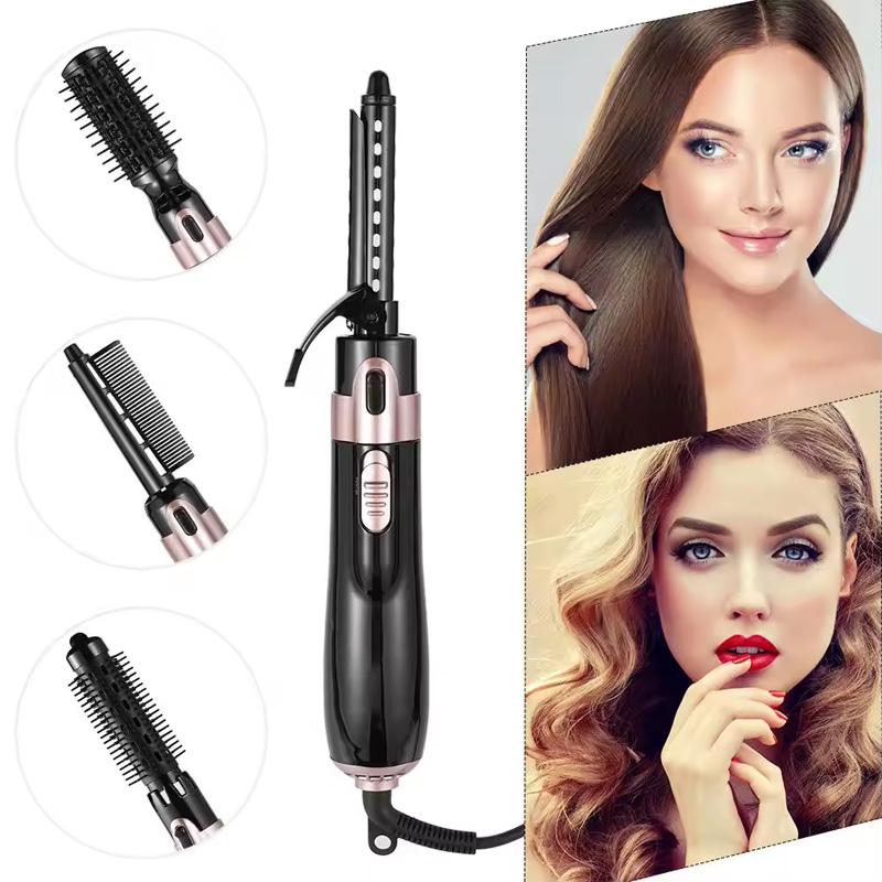 Electric Hair Dryer Blow Dryer Comb Rotating Hot Air Brush Hairdryer Hair Blower Brush 4 in 1 Hotel Household Salon Professional