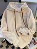 Men's American Style Winter Plaid Hoodie: Thickened, Plus Velvet, Trendy, High Quality