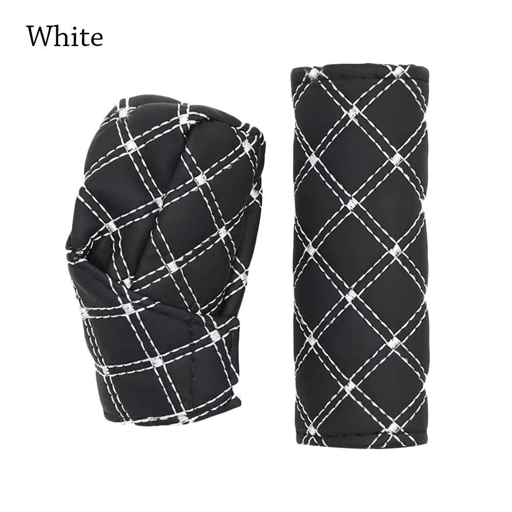 Non-Slip Car Shift Handle Cover Wear-resistant Shift Knob Cover Handbrake Protective  for Car