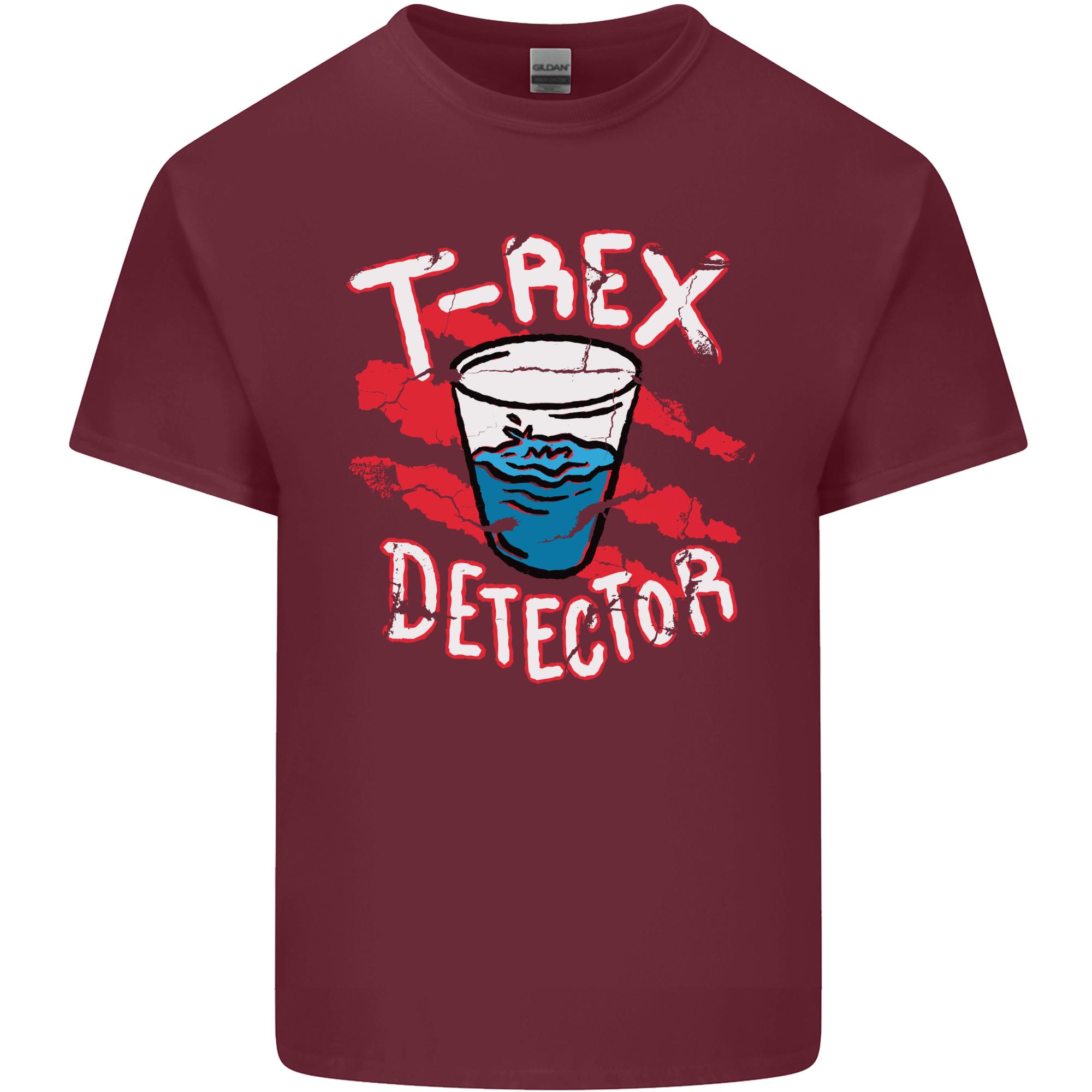 TRex Detector Funny Dinosaur Unisexs Light Cotton TShirt S