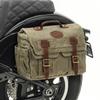 Side Rider Saddlebag Motorcycle Canvas with Inner Bag CV1 Army Green