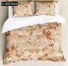 Camouflage Duvet Cover Set Abstract Soft Colors Pattern Decorative 3 Piece Bedding Set with 2 Pillow Sham Twin King Full Size