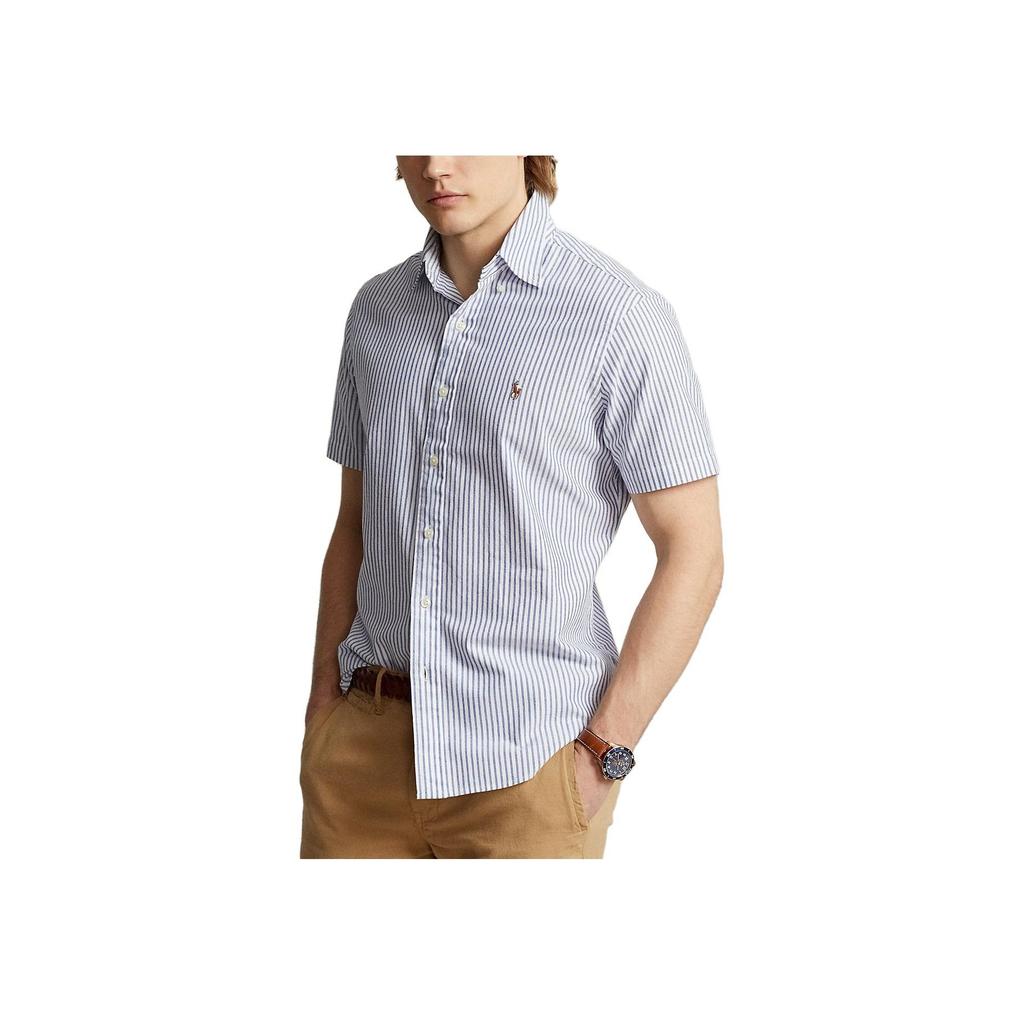 Polo Ralph Lauren Polo Striped Logo Embroidered Short Sleeve Shirt Men shirts Multicolor MNPOWOV1N820715-999