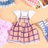 1/6 BJD Doll Clothes Girl Dress Fashion Sling Pleated Skirt Lolita Student Wear Doll Clothes Fits 30cm 1/6 BJD SD 13 Blyth Doll