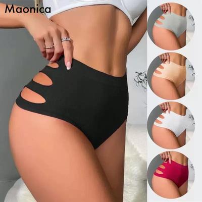 Dames High-waisted Driehoek Slipje Buikcontrole en Heupopheffing Dames Ondergoed Grote Maten Yoga Panty's