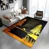 Golden Forest with Psalm 42:1-2 Verse Patterned Carpet a Non Slip Rug Suitable for All Seasons and Any Setting, Gift