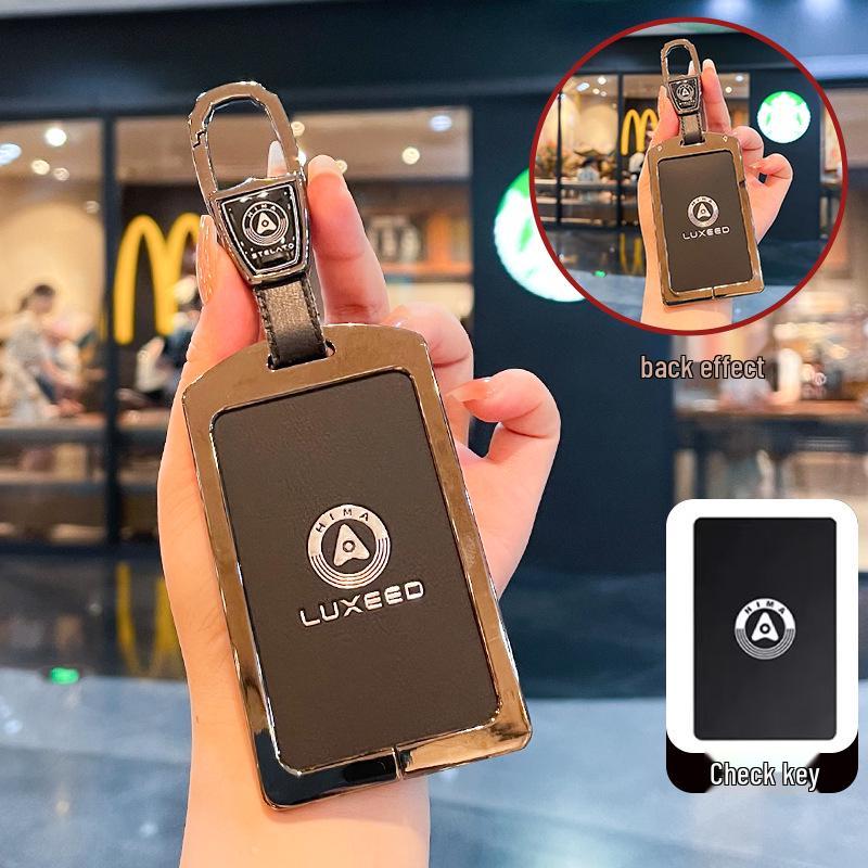 HONGQI S9 Metal NFC Card Key Holder Case for Long Range Ultra Key Protection