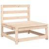 Maison Exclusive - Canapé de jardin sans accoudoirs et coussins bois massif de pin