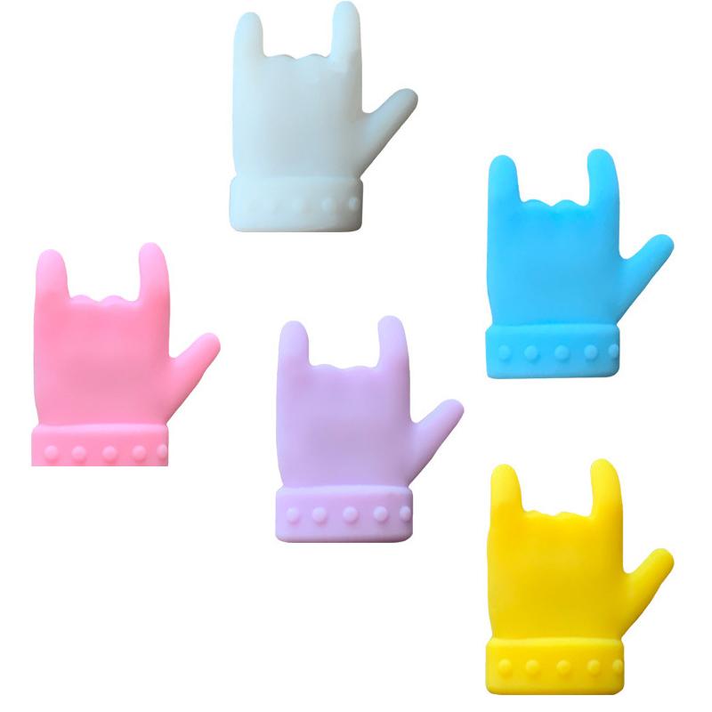 Silicone Finger Wine Glass Marker Creative Glass Goblet Recognizer Distinguishing Sign Recognizer