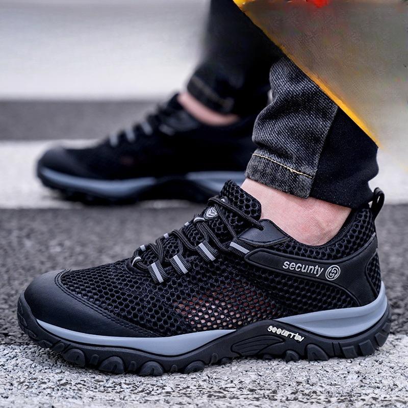 Labor Insurance Shoes Are Smash-proof and Puncture-proof, Steel Baotou Breathable Safety Shoes, Labor Insurance Shoes for Men