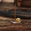 Durable Antique Snail Incense Burner Air Purification Metal Ornament Home Decoration Bonsai Incense Creative Crafts Figurines