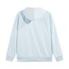 Li Ning Sweatshirts Women's Light Belly Blue Crew Neck Moderate Cardigan AWDVH98-3