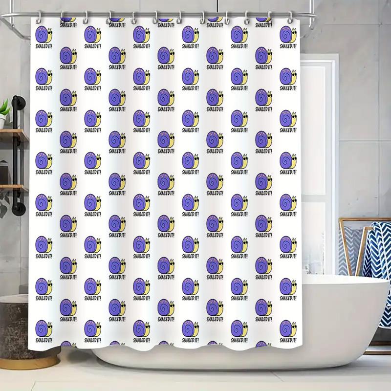 

Shower Curtain Set Waterproof Cute Animals Cartoon Bathroom Decor Fabric Liner Vintage Farmhouse Style Home Textile Accessories W60H190(CM)-1 Pcs