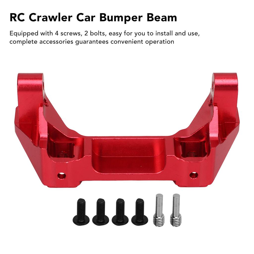 RC Crawler Car Bumper Beam Rear Collision Proof Base Aluminum Alloy   Axle Parts