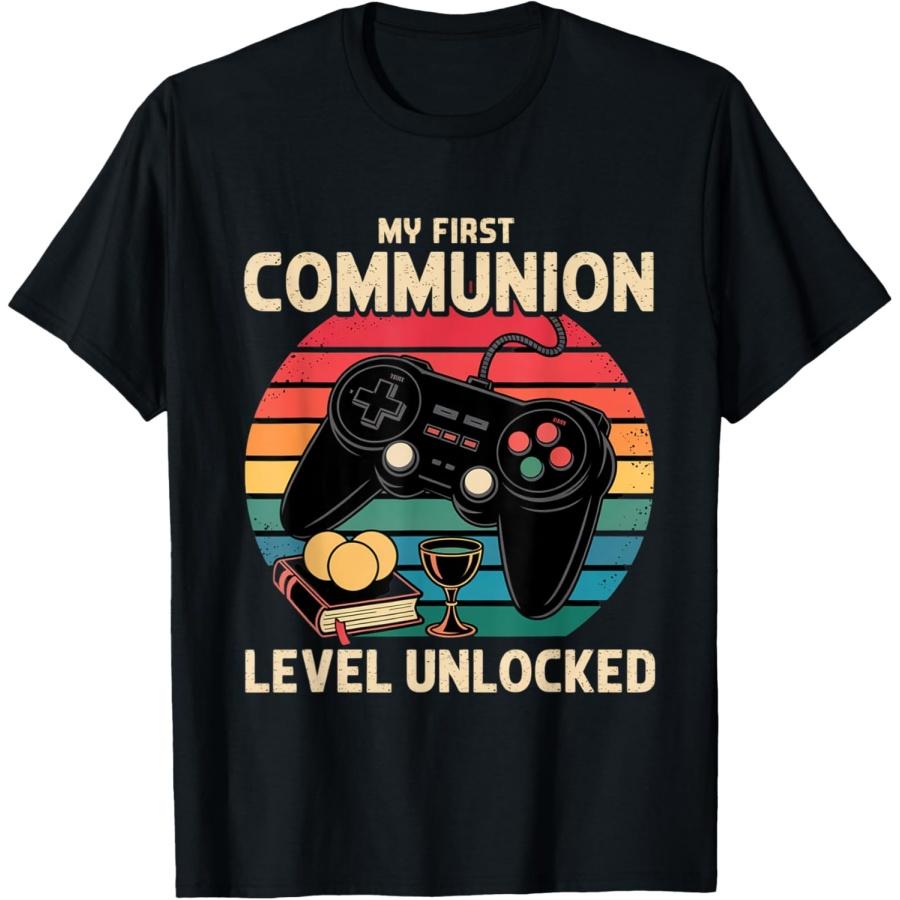 

My first communion video game controller gifts boys girls T-Shirt XXXXXL чорний