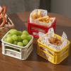 Creative Ceramic Bowl Square Household Food Container Afternoon Tea Popcorn French Fries Chicken Dessert Bowls Kitchen Supplies