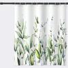 Digital Printing Polyester Pongee Shower Curtain Waterproof Mold Proof Bathroom Decorations  Shower Curtain Manufacture