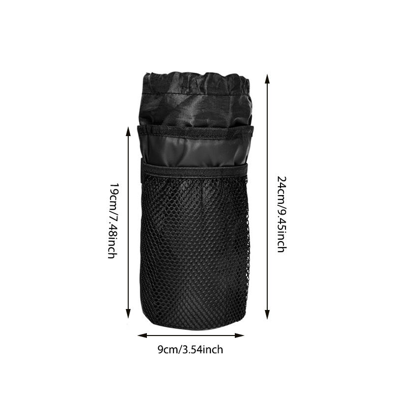 1/2pcs Bicycle Bag Bike Bottle Holder Handlebar Stem Thermal Bag With Mesh Pocket Cup Holders Cycling Water Bottle Carrier Bag