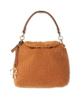 Metal Motif Fur Bag FWGB255308ORGF One-Handle