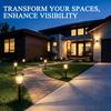 Modern Solar Pathway Light Outdoor Garden Waterproof  Lamp for Yard Landscape Path Walkway Driveway Decor
