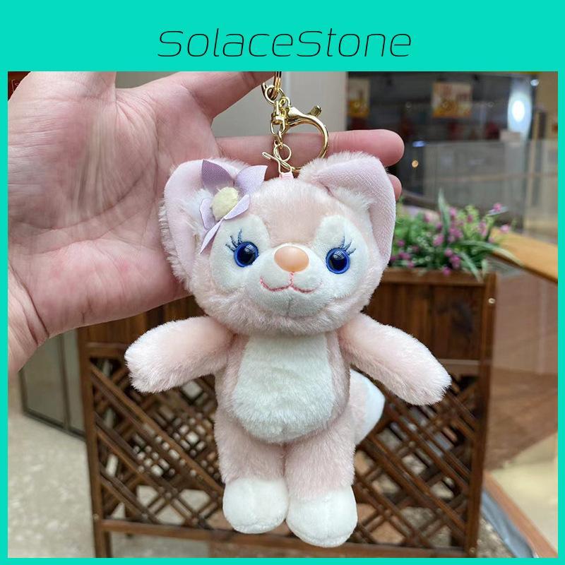 Charming Plush Fox Keychain Cute Cartoon Animal Doll For Backpack Decoration 18cm