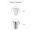 Gravy Pitcher Double Layer Stainless Steel Gravy Boat Double Insulated Sauce Container Spill Proof Insulated Gravy Pitcher