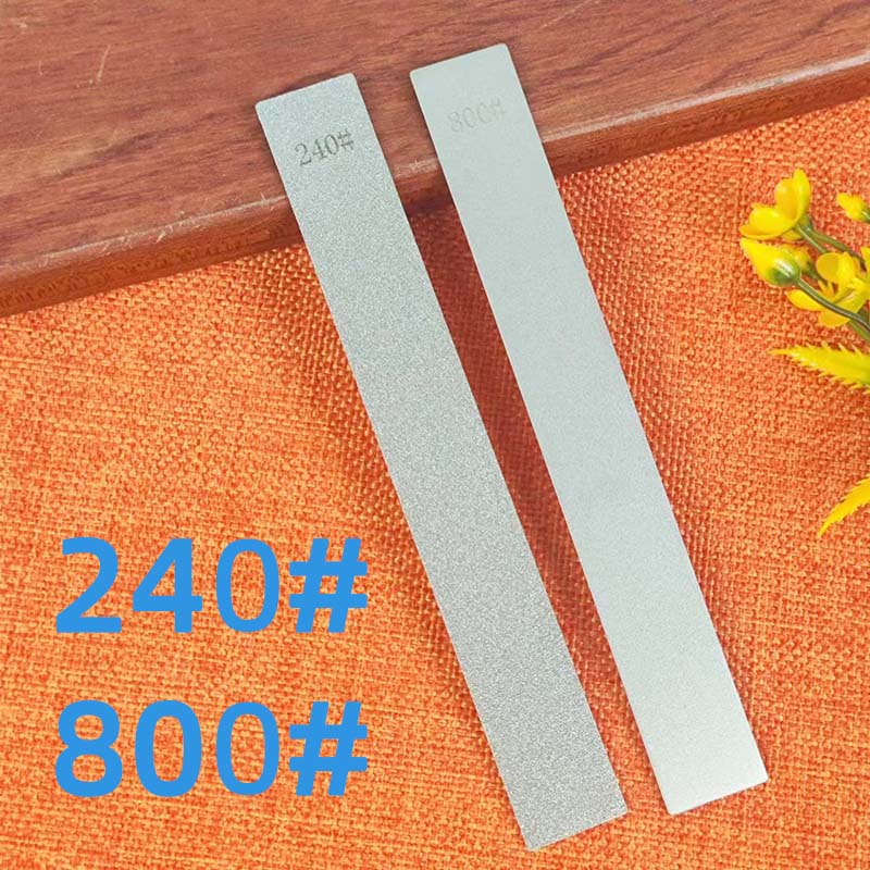 2PCS Diamond Stone No Base Bar Used Knife Sharpener Diamond Whetstone Grinding Stone Sharpening Stone Bars Kitchen Tool Hot