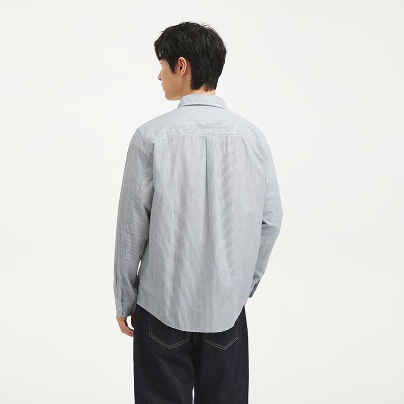 Hotwind Men's Striped Long Sleeve Shirt