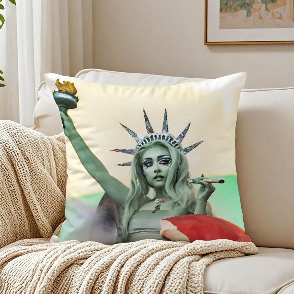 Bold Pop Singer C-Chappells R-Roans Cushion Cover Linen Pillowcase Soft For Sofa Bed Home Room Decor